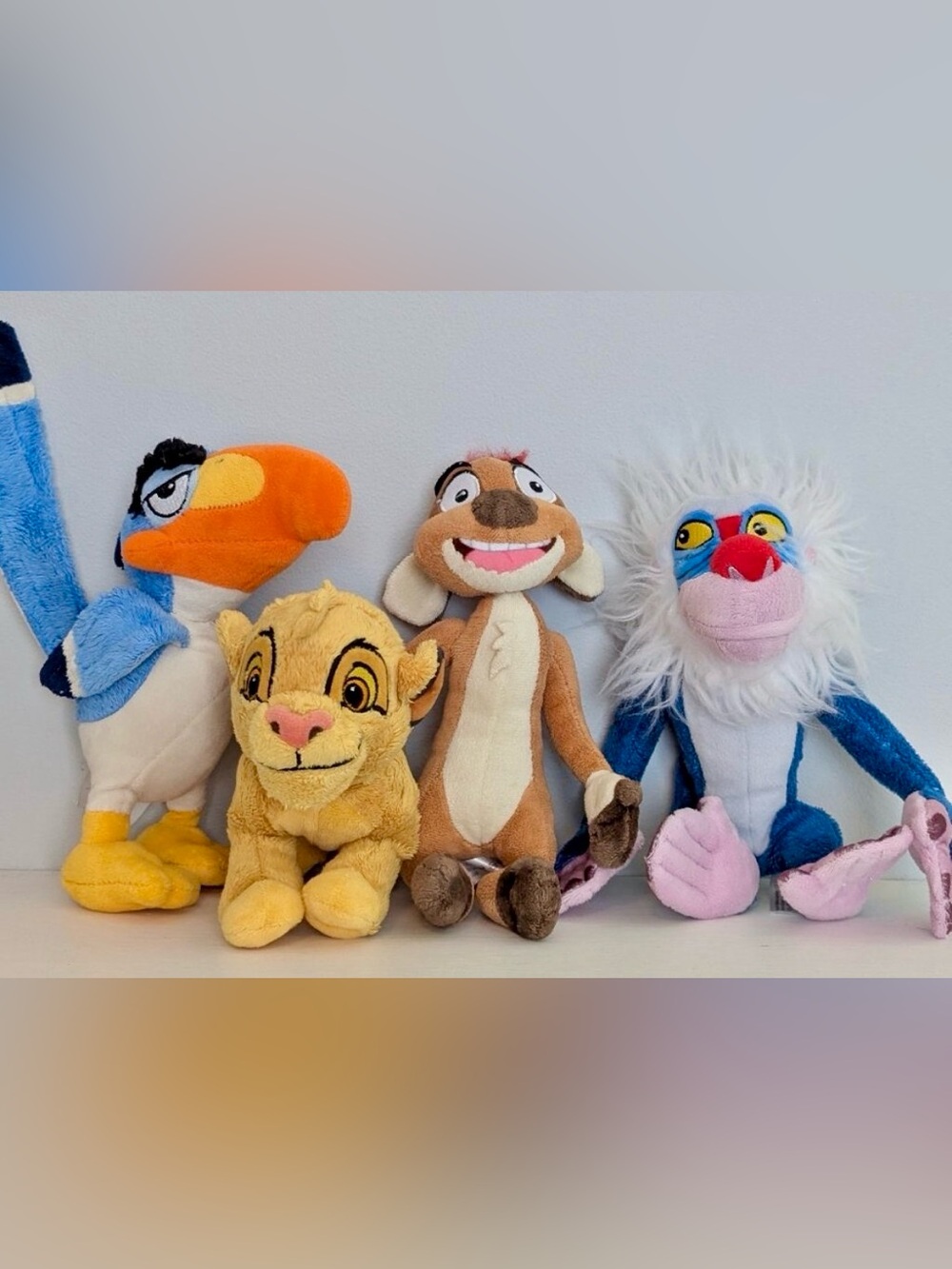 DISNEY - THE LION KING COLLECTIBLE PLUSH LOT